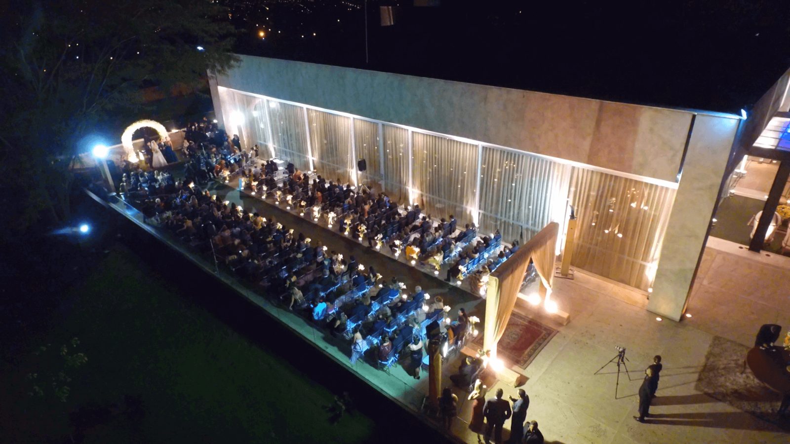 Casamento — registro panorâmico